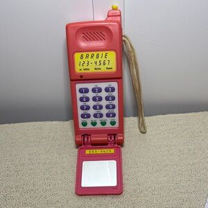 Vintage 1995 Barbie Super Talking Flip Phone